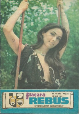 Revista Flacara Rebus nr. 14 / 15 iulie 1983 foto