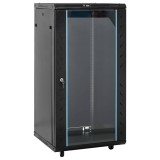 vidaXL Dulap de server, 22U, 19&quot; IP20, negru, 60x60x120 cm