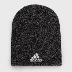 adidas caciula culoarea negru, din tesatura neteda