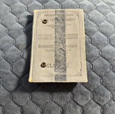 Carnet de identitate CFR, 1929 pentru soția functionarului public