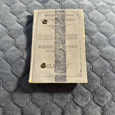Carnet de identitate CFR, 1929 pentru soția functionarului public foto