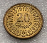 P1. Tunisia 20 Millimes 1960 aUNC **