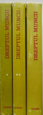 Dreptul muncii. Tratat (3 volume) - Sanda Ghimpu, Ion Traian Stefanescu, Serban Beligradeanu, Gheorghe Mohanu foto