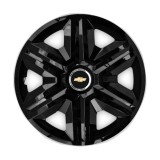 Set 4 capace roti Hubcaps fast black R15 Compatibil Cu Chevrolet