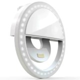 Mini ring light selfie pentru telefon, Iso