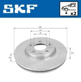 SKF VKBD 80194 V2 Disc frana