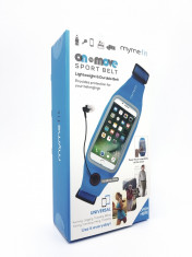 Borseta sport si fitness MyMe Fit Active Blue - Alergat, Fitness, telefon foto