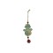 Ornament de brad om de zapada, flippy, multicolor, lemn, 17 cm