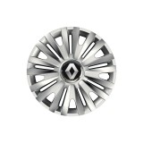 Set 4 capace roti Cu Inel Cromat Royal R14 pentru gama auto Renault, Autohelix MSA