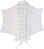 Curele de corset pentru femei, centura de talie largă elastică din piele Waspie, Oem