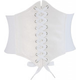 Curele de corset pentru femei, centura de talie largă elastică din piele Waspie