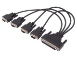 Cablu Conexiune D-Sub 37pin la 4x D-Sub 9pin 0.3m