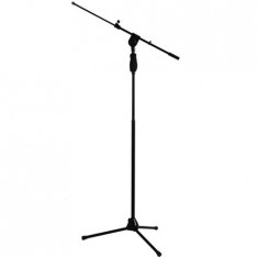 Suport microfon reglabil Ibiza, negru, Inaltime 115-170 cm foto