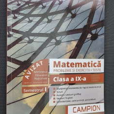 MATEMATICA PROBLEME SI EXERCITII TESTE CLASA A IX A SEMESTRUL I BURTEA