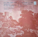 Disc vinil, LP. CONCERTO N.1 FOR VIOLIN AND ORCHESTRA LA MINOR BWV 1041. THREE LITTLE LITURGIES-J.S. BACH, OLIVI, Clasica