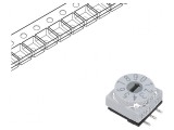 &Icirc;ntrerupător DEC/BCD SMD Poz: 10 cu Rcontact max: 80m&Omega;