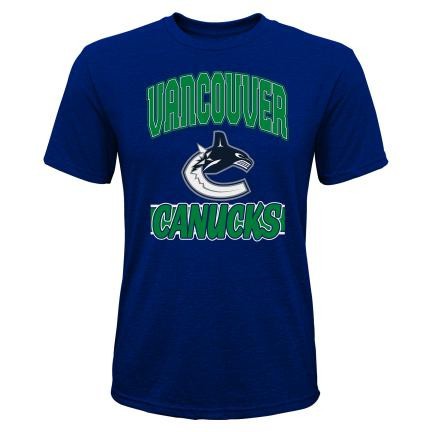 Vancouver Canucks tricou de copii All Time Great Triblend navy - Dětsk&eacute; XL (14 - 16 let)