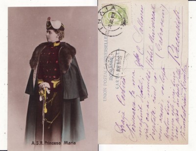 Casa Regala - Principesa Maria in costum de husar foto