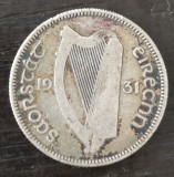 Moneda - Irlanda - 1 Schilling 1931 - Argint - An mai rar