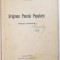 ORIGINEA POEZIEI POPULARE. PRECIZARI, DISTINCTIUNI de P. CANCEL 1922