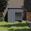 Cușcă c&acirc;ine cu acoperiș antracit 110x103x109 cm oțel galvanizat