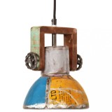 VidaXL Lustră suspendată industrială 25 W multicolor 19 cm E27 rotund
