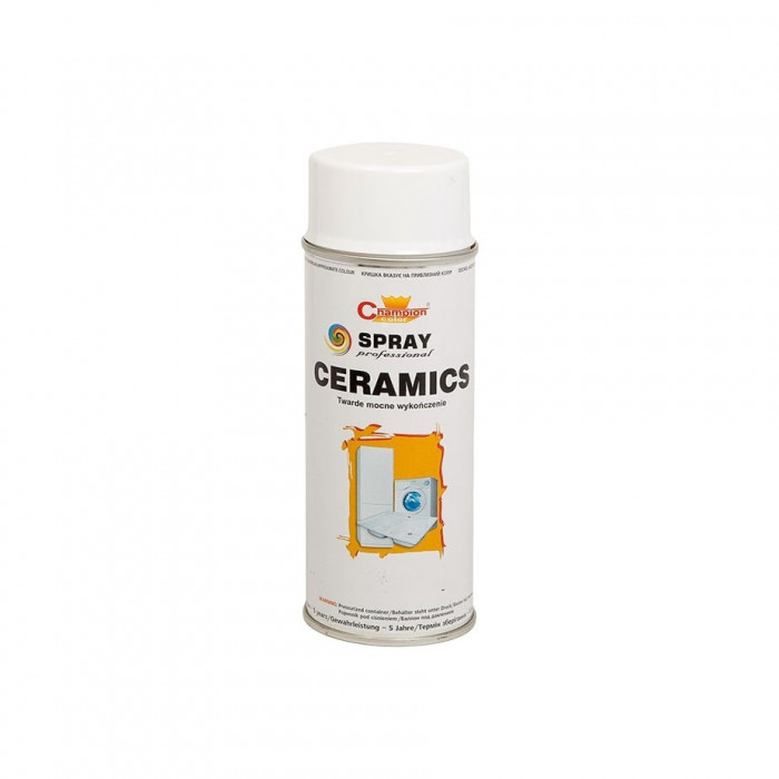 Spray vopsea Profesional CHAMPION ALB LUCIOS CERAMIC 400ml Cod:9003 Automotive TrustedCars