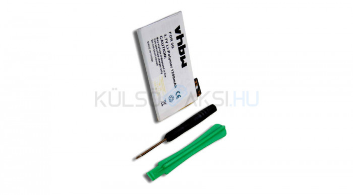 Mobile Phone, Telephone Battery Replacement for Apple 616-0346 - 1200mAh, 3.7V, Li-polymer + Tools