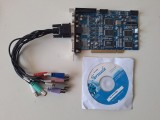 INTOTECH SmartDVR Formula PCI CCTV DVR Video Capture Card + BNC Cables + Original CD