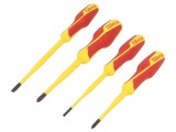 Set Șurubelnițe Izolate Slim 4 Buc. Phillips și Plată
