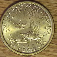 SUA - moneda comemorativa - 1 dollar 2000 - Sacagawea Dollar - AUNC ! - superb !