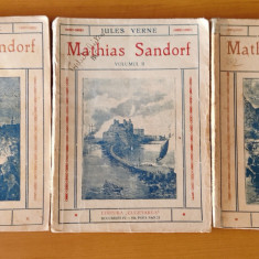Jules Verne - Mathias Sandorf - 3 volume (Ed. Cugetarea) trad. Ion Pas
