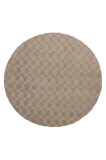 Cumpara ieftin Covor rotund Diamond Cut Taupe 200x200 cm