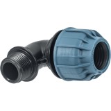 Cumpara ieftin Cot 90&deg; compresiune cu FE, PN 10 si PN 16, Elysee , Dimensiune 40X1 1/2" ,Presiune 10 Bari