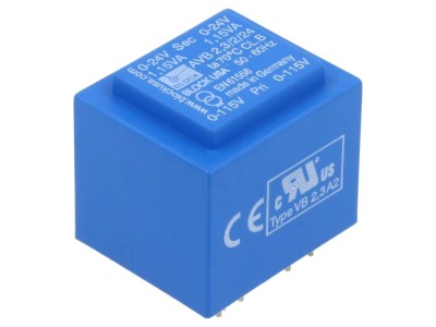 Transformator &amp;icirc;ncapsulat 2,3VA 24V foto