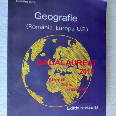 GEOGRAFIA ROMANIA EUROPA , U.E. BACALAUREAT SINTEZE TESTE REZOLVARI IARCA