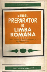 Manual preparator de limba romana pentru candidatii la concursul de admitere in invatamantul superior foto
