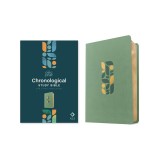 NLT One Year Chronological Study Bible (Leatherlike, Sage Green Mosaic)
