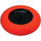 Roata plina poliuretan SSPU pentru roaba, 14&#039;&#039;, ax 14mm, butuc 100mm, bucsa otel, DSH, 411571