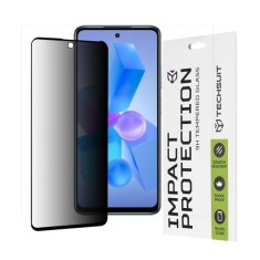 Folie pentru Infinix Hot 40 / 40 Pro / Tecno Spark 20 Pro / Pova 5 Pro - Techsuit 111D Privacy Full&nbsp;Glue - Black