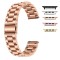 Curea metalica compatibila Apple Watch 9|8|7|6|5|4|3|2|1 Series, 49mm|45mm|44mm|42mm, Pink Gold