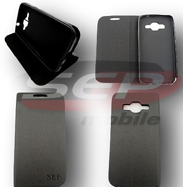 Toc FlipCover Stand Lenovo S860 NEGRU foto