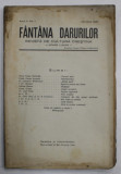 FANTANA DARURILOR , REVISTA DE CULTURA CRESTINA , no. 1 , 1930