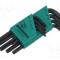 Set chei Torx&reg; BONDHUS 8 bucăți TX09, TX10, TX15, TX20, TX25, TX27, TX30, TX40