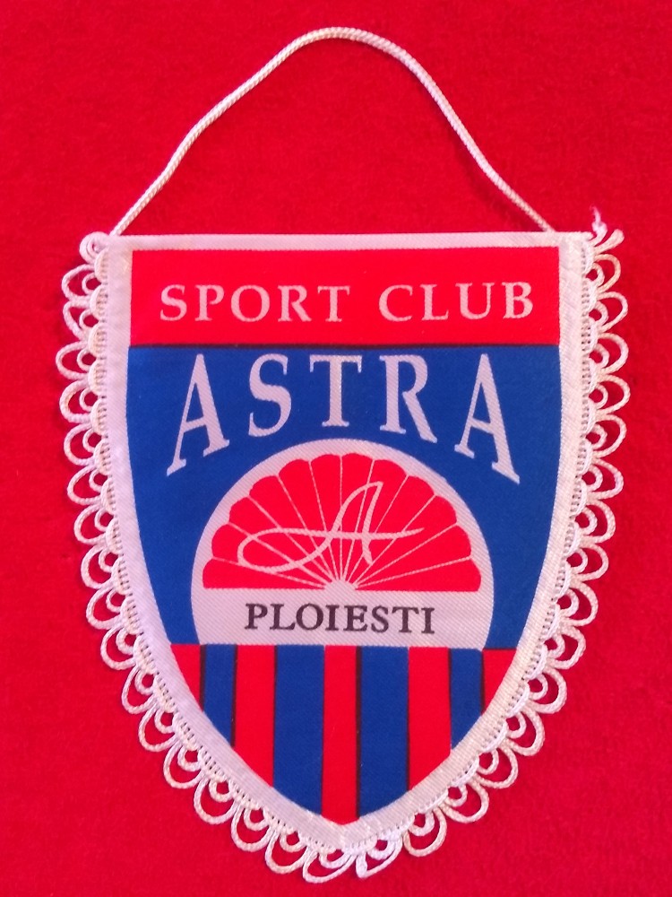 Ancien Fanion Astra Ploiesti SC - Roumanie - Wimpel Vintage