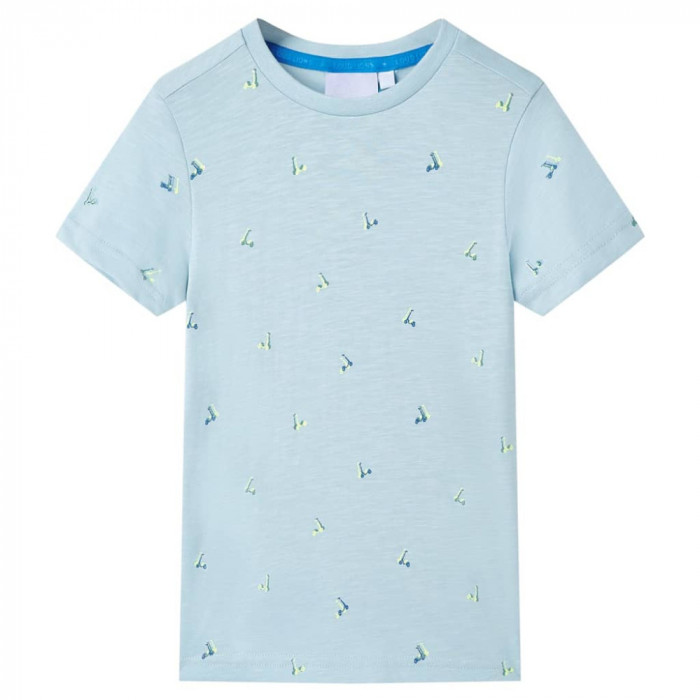 Tricou pentru copii, albastru deschis, 140 GartenMobel Dekor