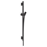 Bara de dus, Hansgrohe, Unica S Puro, cu furtun, 65 cm, negru mat