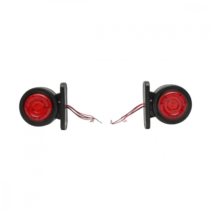 Lampa pozitie led rosu-alb 12-24V
