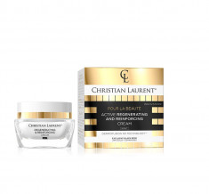 Crema de fata, Christian Laurent, Activ Regeneratoare De Noapte, Exclusive Black Rose, 24k Gold, 50 ml foto