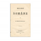 Dimitrie Bolintineanu, Melodii rom&acirc;ne, 1858